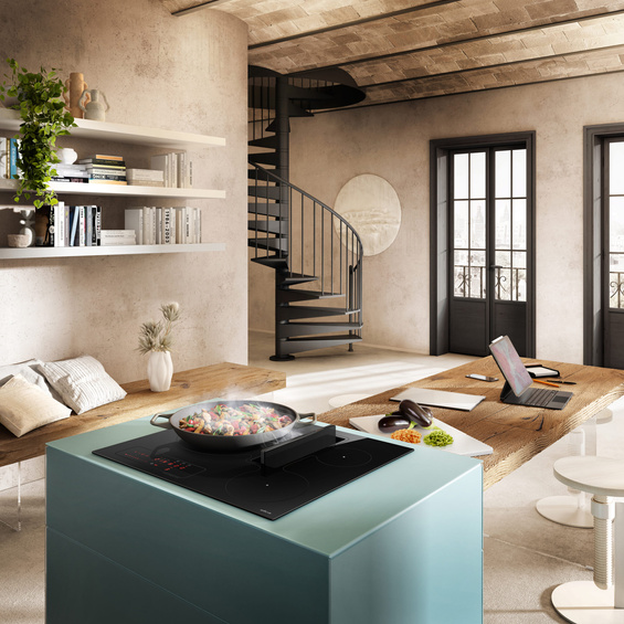 Płyta z okapem Elica NIKOLATESLA FIT 3Z BL/A/72 PRF0184551 czarny