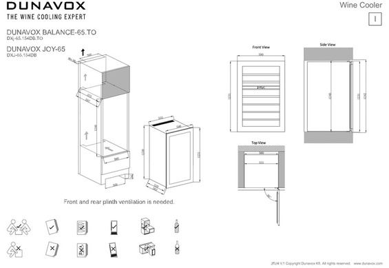 Winiarka Dunavox DXB-65.154DB.TO