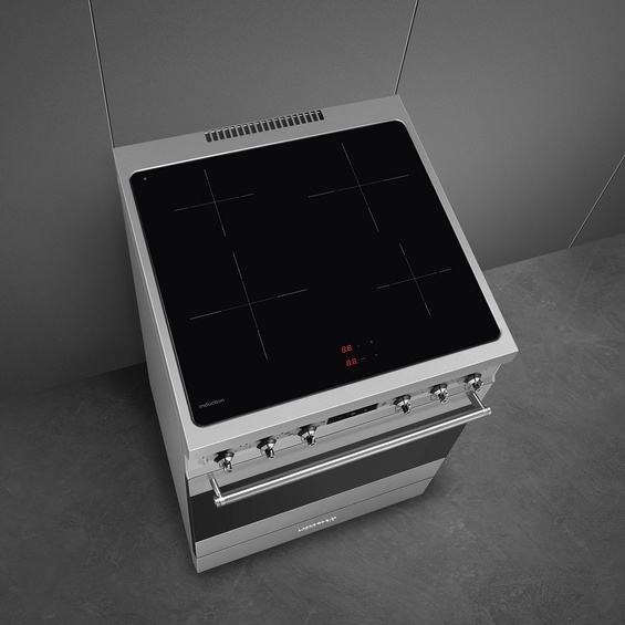 Kuchnia z płytą indukcyjną Smeg C6IMXM2