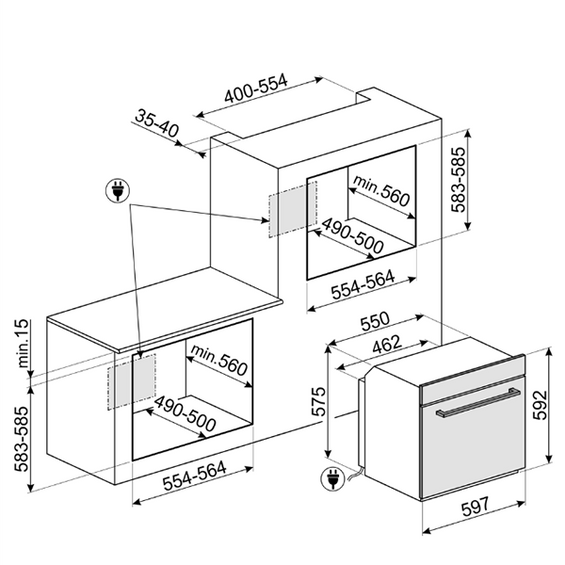 Piekarnik Smeg SF6400TVX