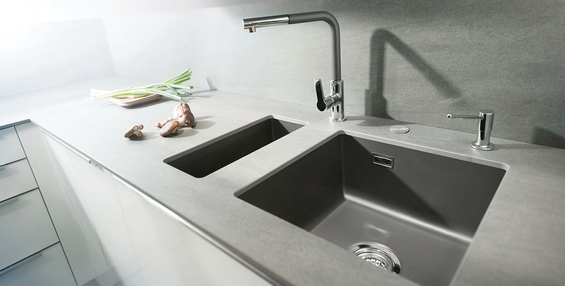 systemceram MERA 50 U zlewozmywak ceramiczny Lava 80