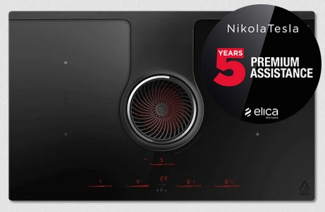 Płyta z okapem Elica NIKOLATESLA ONE HP EVO BL/A/83 PRF0196322 czarny