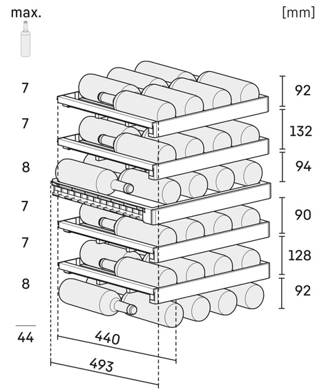 Zamrażarka z winiarką Liebherr SWNstd 529i Peak NoFrost