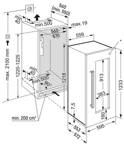 Winiarka Liebherr EWTdf 2353 Vinidor