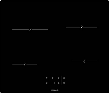 Płyta ceramiczna De Dietrich DPV4601B 65 cm czarna