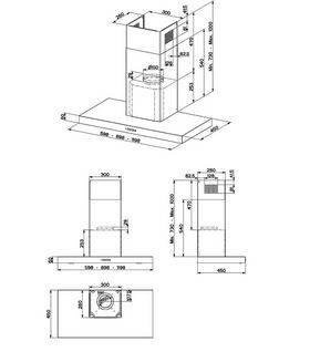 Okap Faber STILO COMFORT WH MATT 120 325.0618.790
