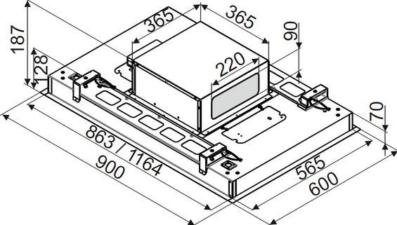 Okap De Dietrich DHL2993W
