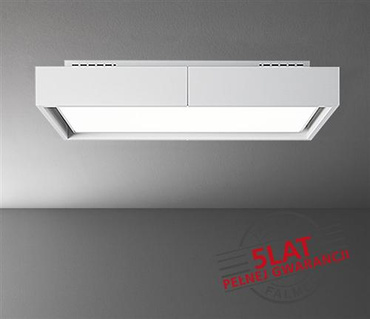 Okap sufitowy Falmec Vega Circle.Tech Isola 115 biały 600 m³/h z pilotem