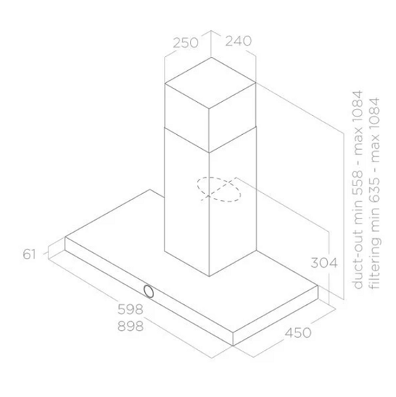 Okap Elica LOL WH/A/60 MOON EDITION biały PRF0186281 wyciąg