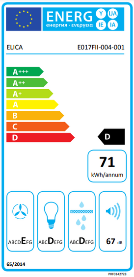 Okap Elica ERA C WH/A/72 biały PRF0142728 wyciąg