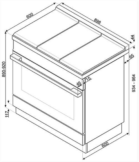 Kuchnia Smeg CPF9IPYW