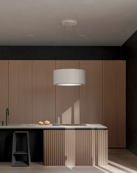 Okap wyspowy Ciarko Design PIU LIGHT Black 80 cm