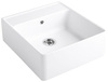 Zlew Villeroy & Boch JEDNOKOMOROWY korek manualny 6320 61 RW STONE WHITE (matowy) PROMO