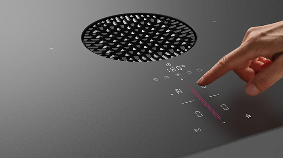 BORA X Pure matowa płyta indukcyjna z wyciągiem - powietrze odprowadzane PUXA2R