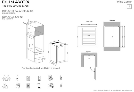 Winiarka Dunavox DXB-42.100DB.TO