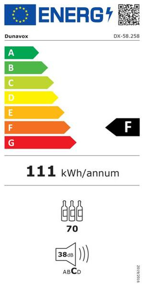 Winiarka Dunavox DX-58.258DB