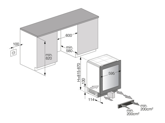 Chłodziarka na wino ASKO WCN25842G z ekspozycji wysyłka !