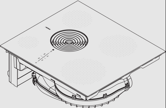 BORA S Pure płyta indukcyjna ze zintegrowanym wyciągiem oparów - powietrze odprowadzane PURSA wysyłka 24h !