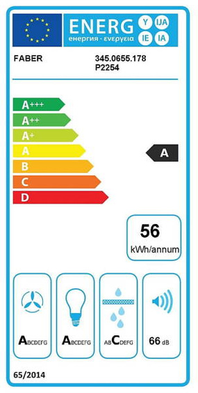 Okap Faber BEAT TITANIUM MATT 345.0655.178