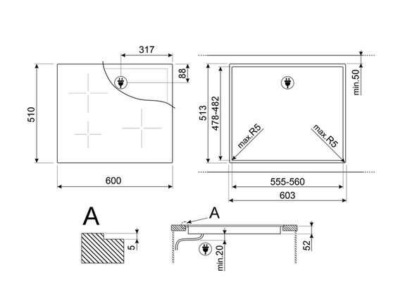 Płyta indukcyjna Smeg SI2641DL