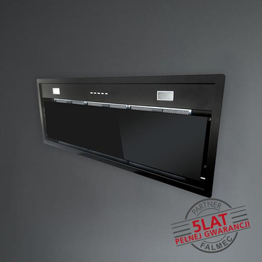 Okap Falmec Burano Plus 50 czarny 600m³/h do zabudowy