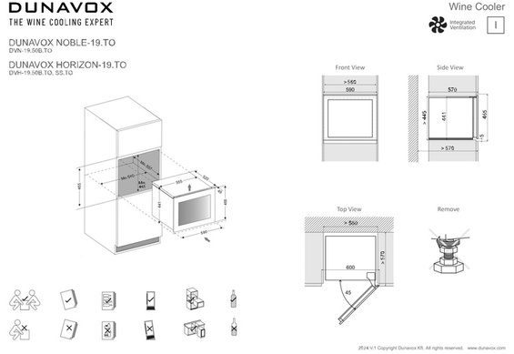 Winiarka Dunavox DVH-19.50C.TO