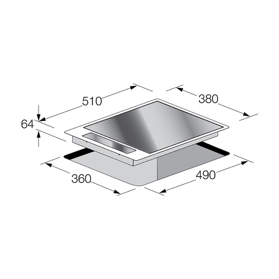 Płyta indukcyjna Fulgor Milano CPH 402 ID TC X2 40 cm