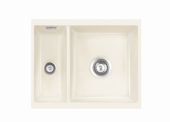 systemceram MERA 60 U zlewozmywak ceramiczny Magnolie 10