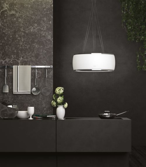 Okap Falmec Soffio Circle.Tech Isola 58 biały matowy 600m³/h wyspowy