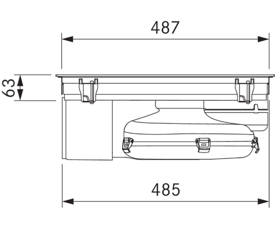BORA X Pure płyta indukcyjna z wyciągiem - powietrze w obwodzie zamkniętym PUXU2 wysyłka 24h !