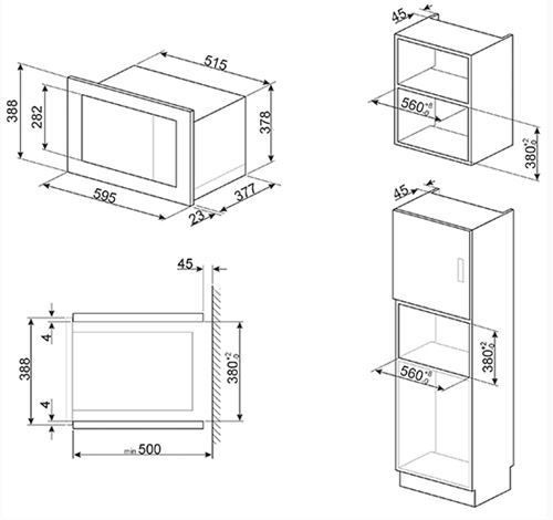 Kuchenka mikr. Smeg FMI325X