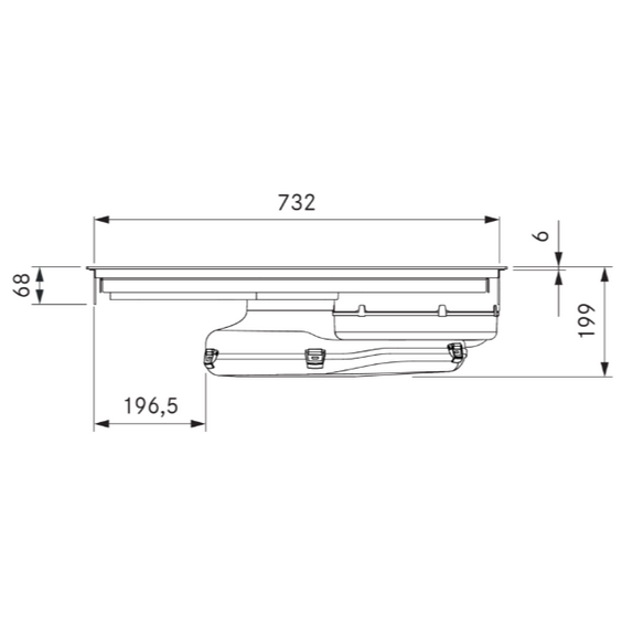 BORA M Pure płyta indukcyjna ze zintegrowanym wyciągiem oparów - powietrze odprowadzane PURMA2