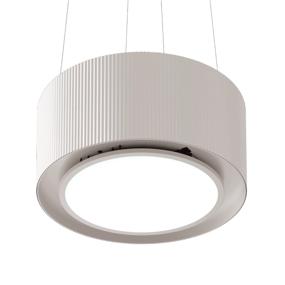 Okap wyspowy Ciarko Design MONO LIGHT Ecru 80 cm