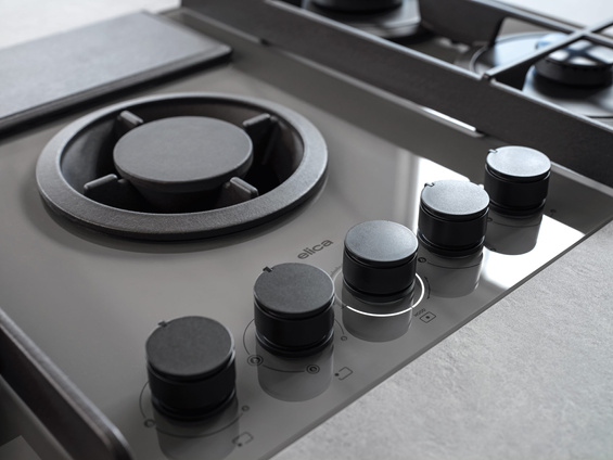 Płyta z okapem Elica NIKOLATESLA FLAME EVO GR/A/88 PRF0196343 szary