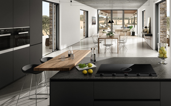 Płyta z okapem Elica NIKOLATESLA UNPLUGGED EVO IX/A/90 PRF0196326 czarny + stal nierdzewna