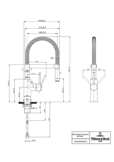 Bateria Villeroy & Boch VB-9273 00 05