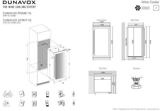 Winiarka Dunavox DVS-70.185DSS