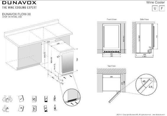 Winiarka Dunavox DUNAVOX DAUF-38.100DSS