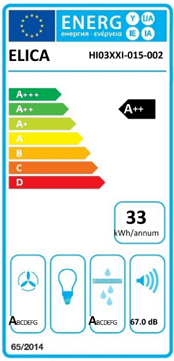 Płyta z okapem Elica NIKOLATESLA ONE HP RAW BR/A/83 (wyciąg) czarny mat PRF0200577