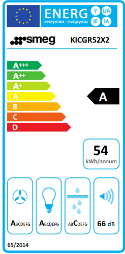 Okap do zabudowy Smeg KICGR52X2