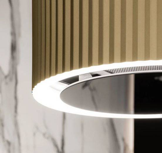 Okap przyścienny Ciarko Design MONOGRAM GOLD pochłaniacz