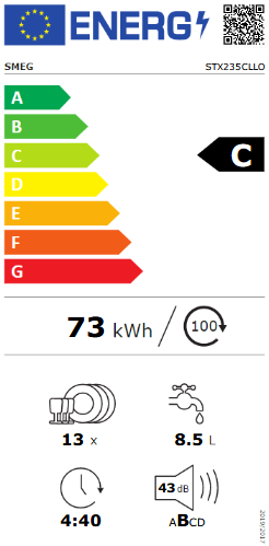 Zmywarka do zabudowy Smeg STX235CLLO