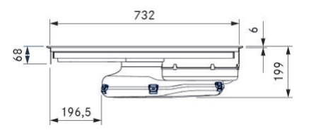 BORA Pure Rough matowa płyta indukcyjna ze zintegrowanym wyciągiem oparów - powietrze odprowadzane PURA2R
