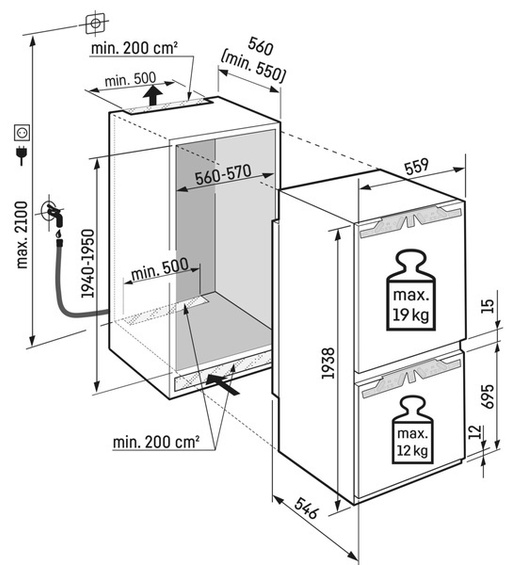 Chłodziarko-zamrażarka Liebherr ICBNci 5663 Prime BioFresh NoFrost wys. 194 cm wysyłka 24 h Gratis !