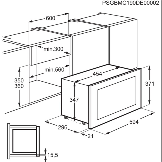 Kuchenka mikrofalowa Electrolux KMFE172TEX
