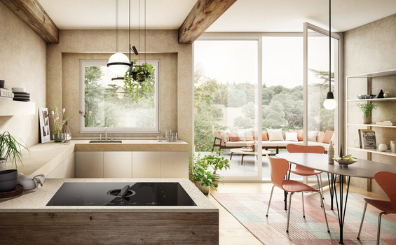 Płyta z okapem Elica NIKOLATESLA SWITCH GLOW EVO BL/A/83 PRF0196335 czarny