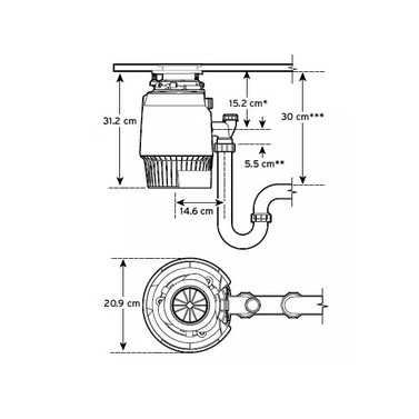 Rozdrabniacz odpadków InSinkErator Evolution Plus 750 EC