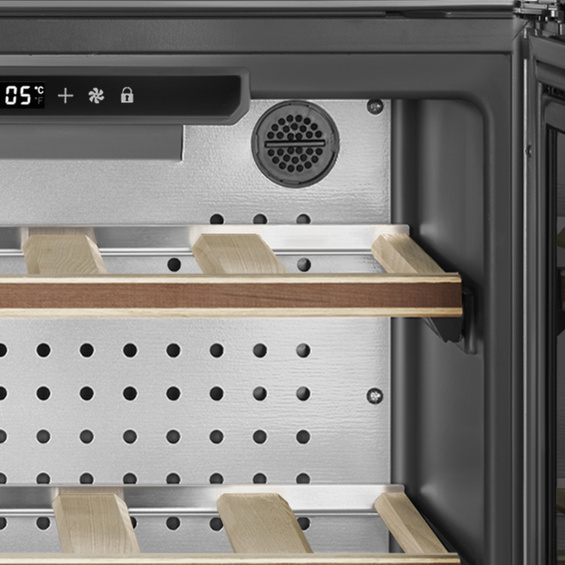 Chłodziarka na wino do zabudowy Smeg CVI320XE