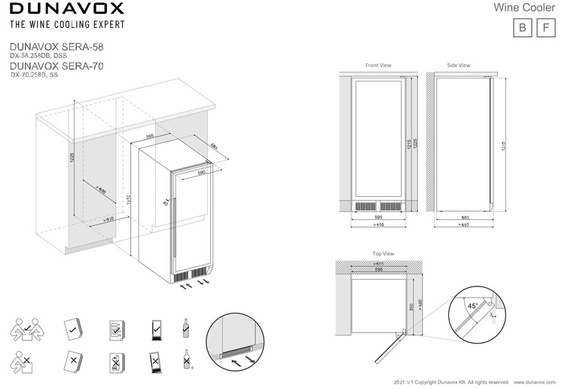 Winiarka Dunavox DX-58.258DC