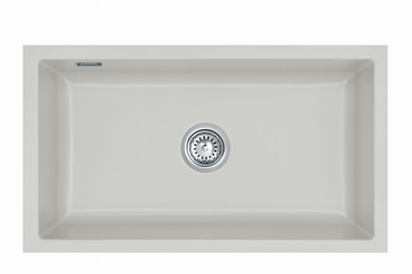 systemceram MERA 80 U zlewozmywak ceramiczny Alu 76